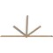 Ekena Millwork Kennewick Smooth Timber Gable Bracket, Douglas Fir, 108"W x 58"H x 1 1/2"D x 3 1/2"F, 13/12 Pitch GBW108X58X0204KEN00SDF - alternate 5
